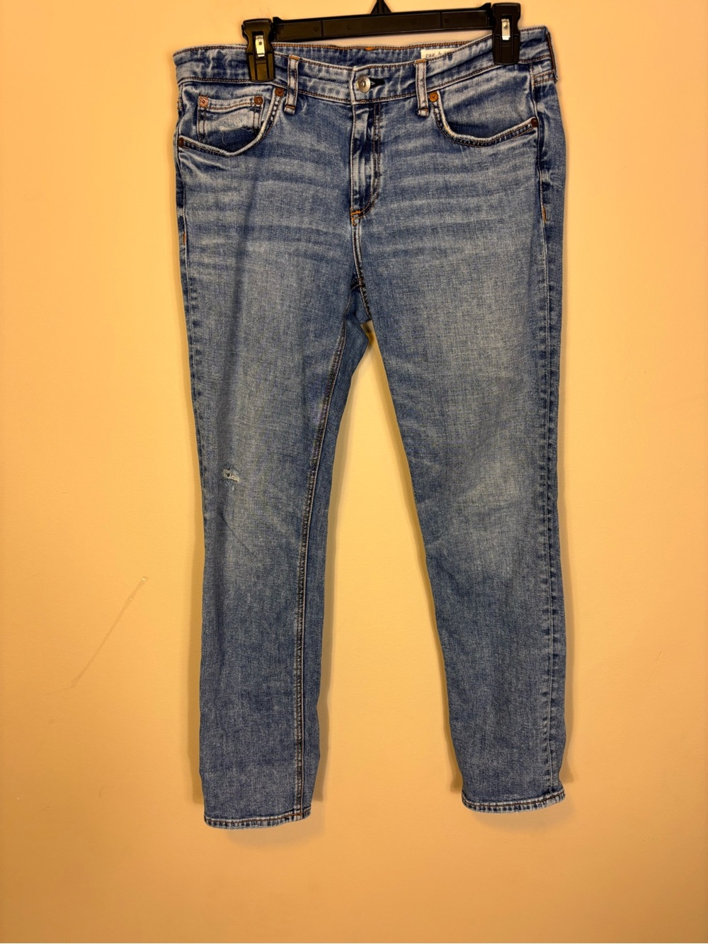 Rag & Bone Slim Straight Jeans Medium Wash Stretch Women’s 28